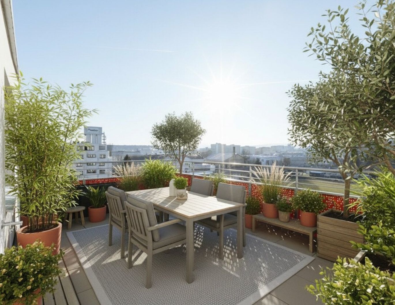 PROVISIONSFREI - ERSTBEZUG - Bezugsfertige, klimatisierte Dachmaisonette-Wohnung mit 3 Schlafzimmern, Wohnküche und 45 m² Terrassen