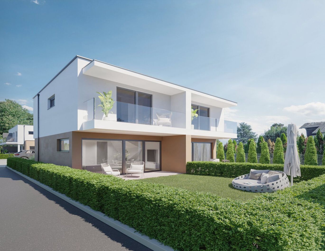 Neubau DH-Hälfte 75