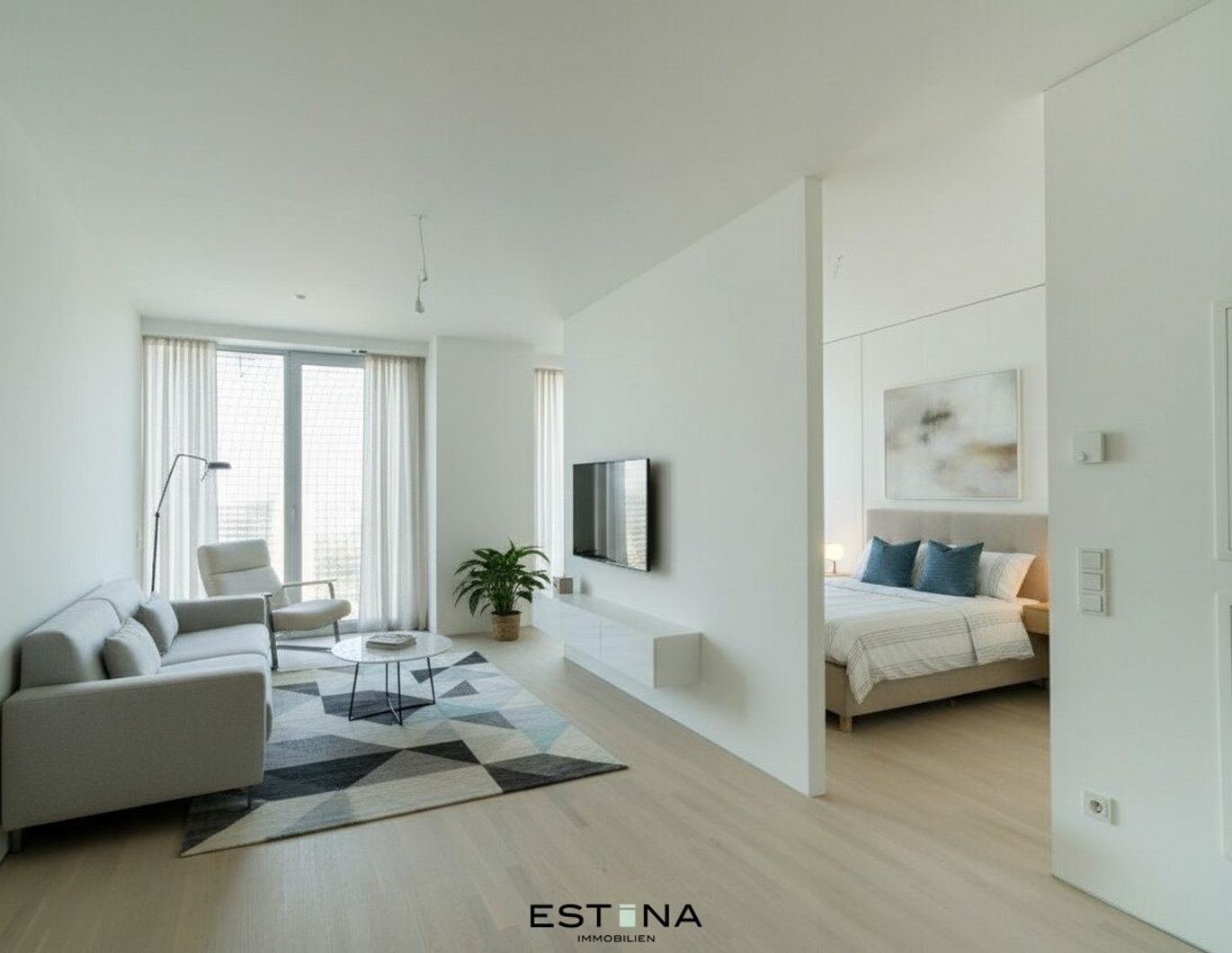 Exklusive Wohnatmosphäre mit umlaufender Loggia und Fernblick - DC2