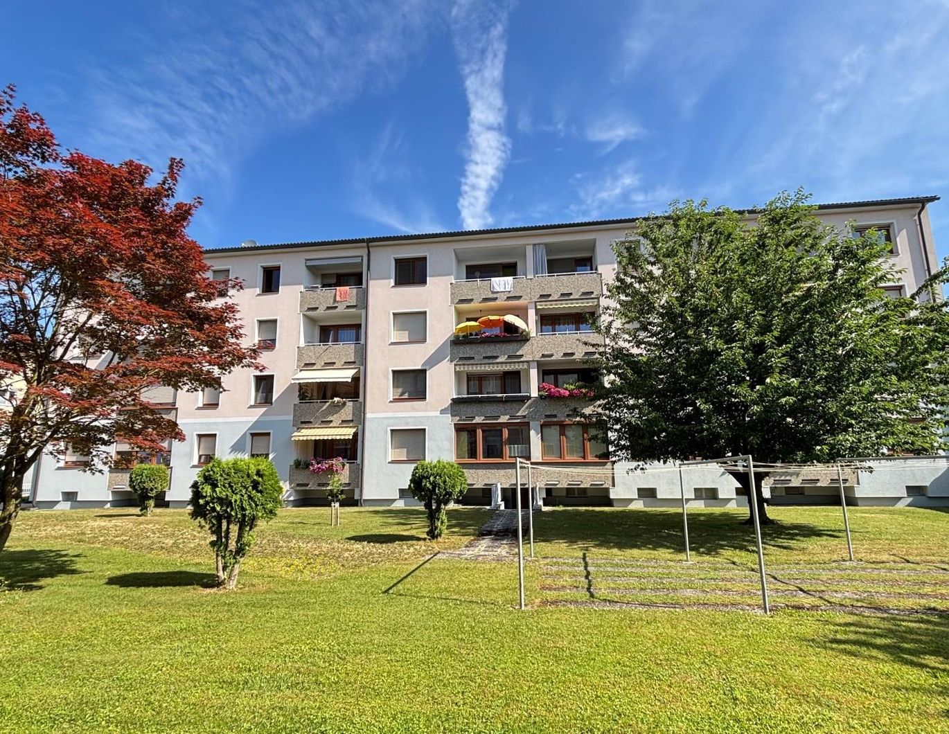 Helle und freundliche 3-Zimmerwohnung mit Garage