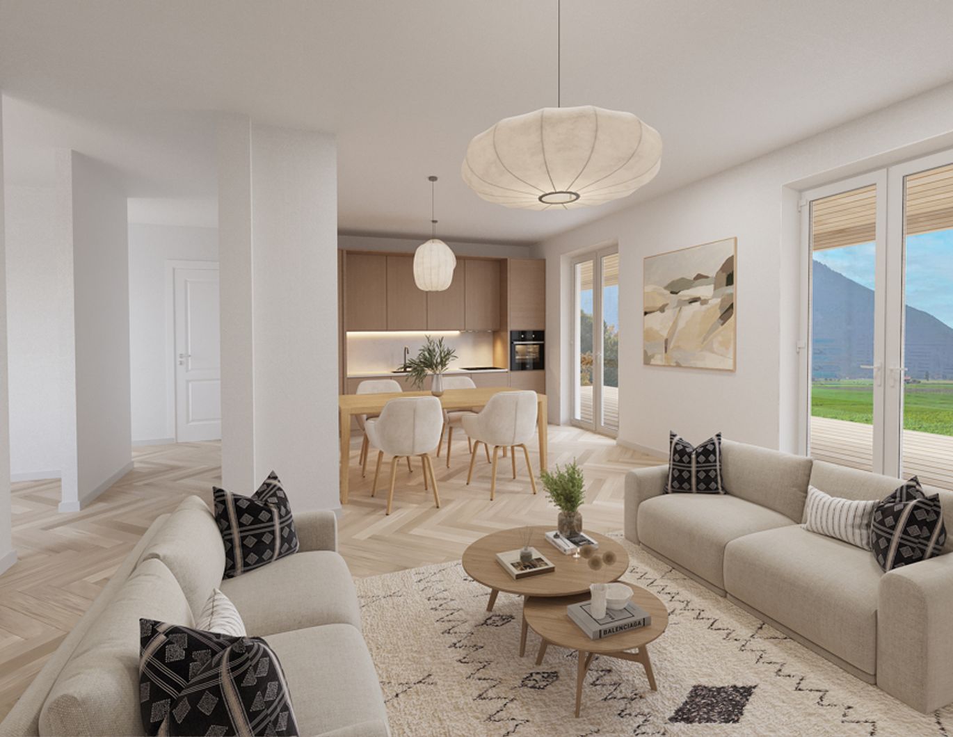 3-Zimmer-Gartenwohnung in Bestlage! Wohnen mit Blick auf den Untersberg