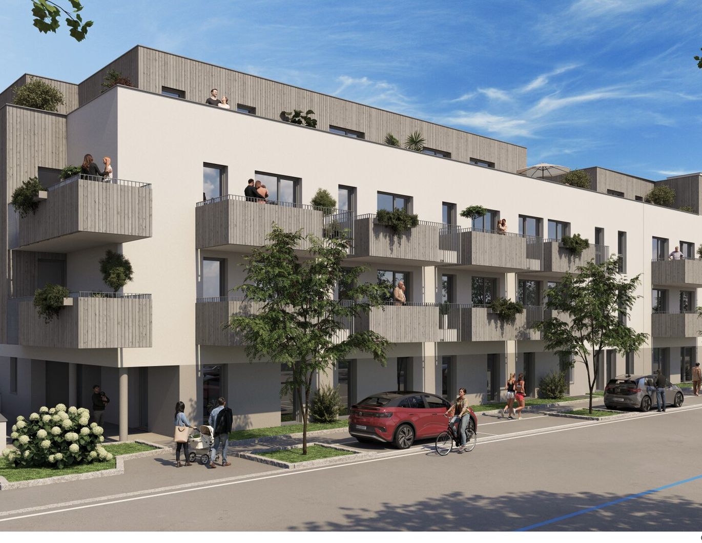 NEUBAU - ERSTBEZUG - Top 5 - Wunderschöne 2 Zimmerwohnung mit Terrasse und kleinem Garten