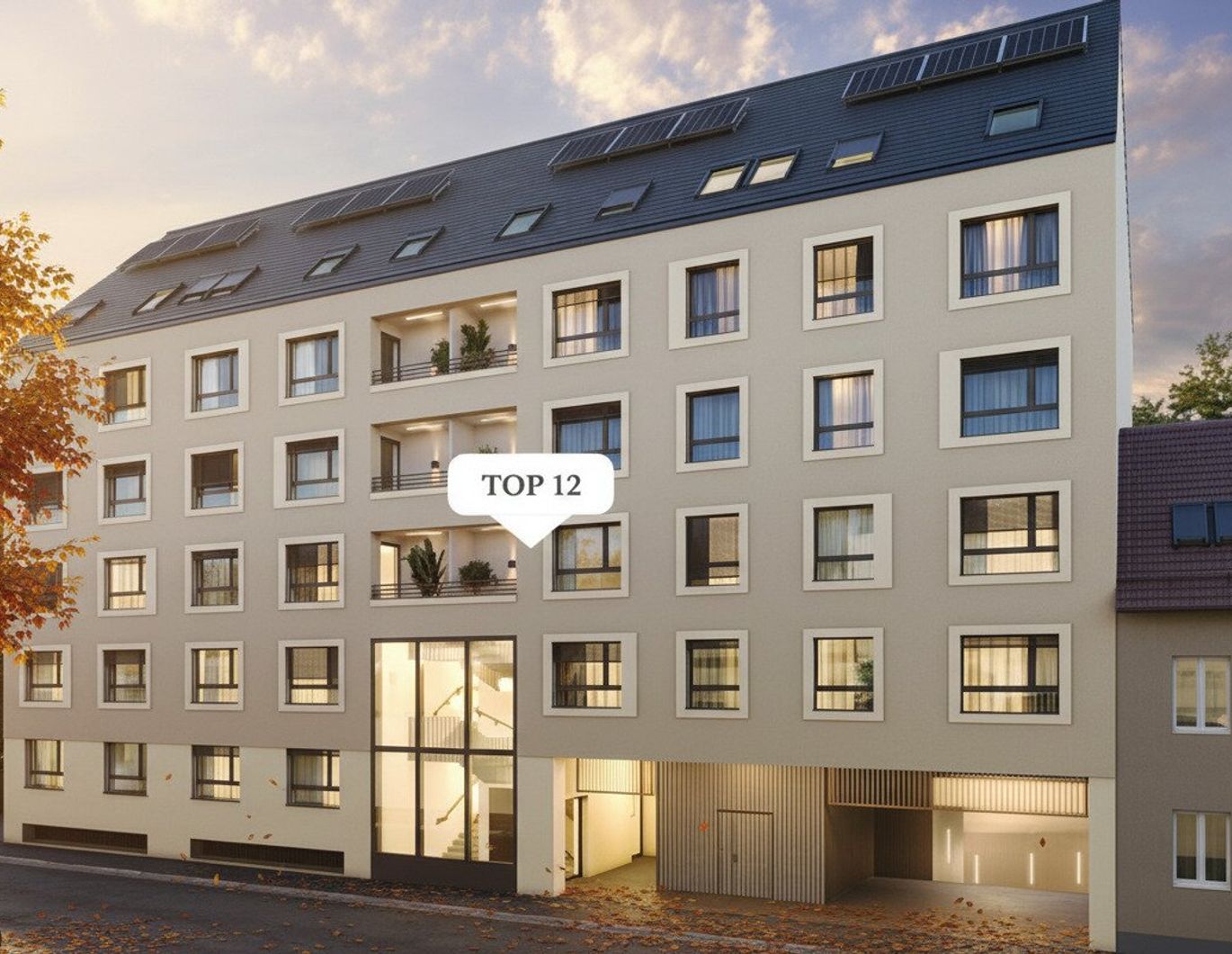 Gemütliche 2-Zimmer-Anlegerwohnung mit Loggia im 2. Obergeschoss