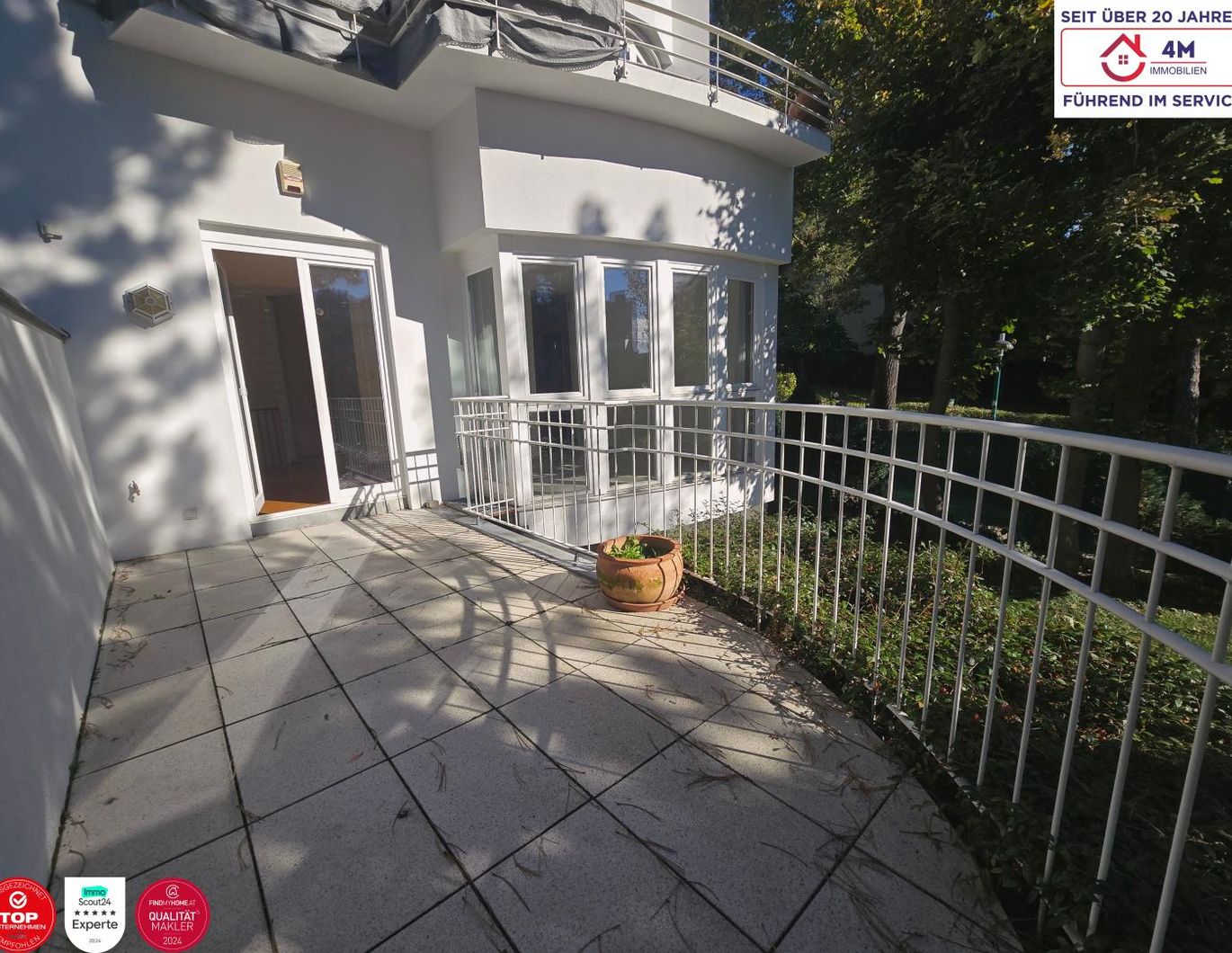 Exklusive Garten-Maisonettewohnung mit 2 Terrassen und Garage am Küniglberg