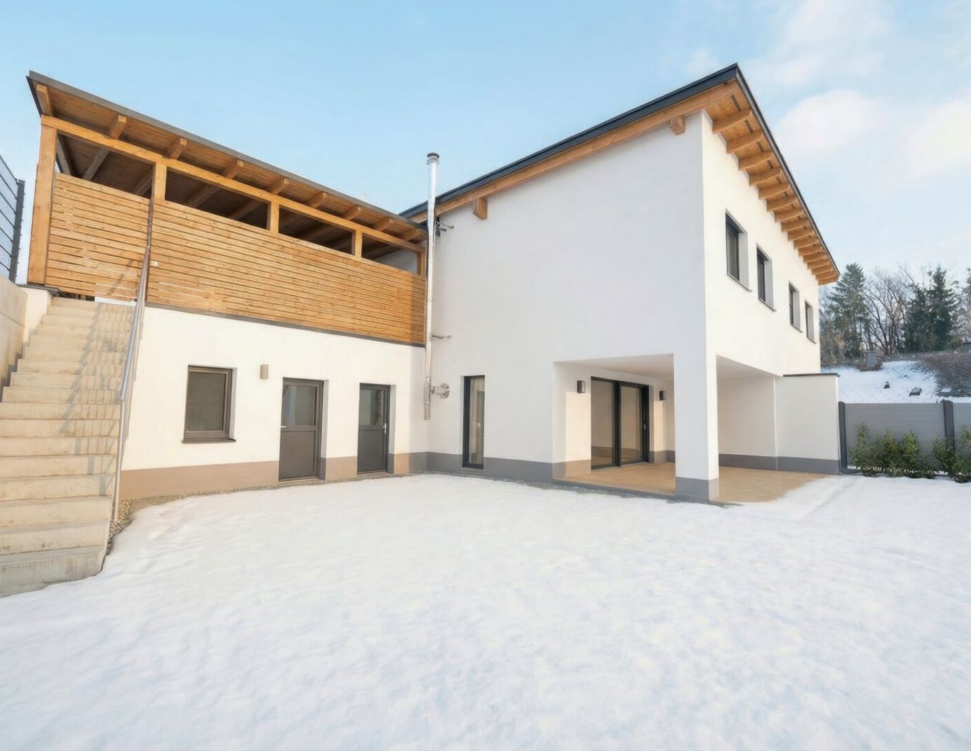 Moderne Doppelhaushälfte in Grünlage - belagsfertig & flexibel gestaltbar