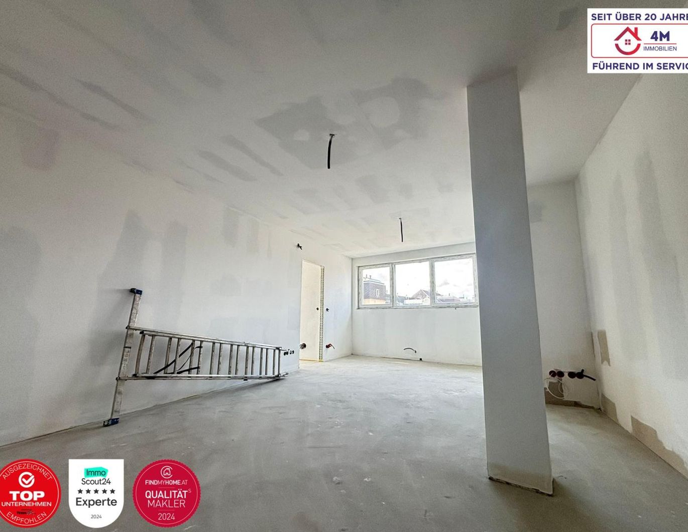** NEUER PREIS ** Top-Erstbezug im Neubau! Perfekt geschnittene 2-Zimmer-Wohnung mit 54,40 m² im 4. Liftstock