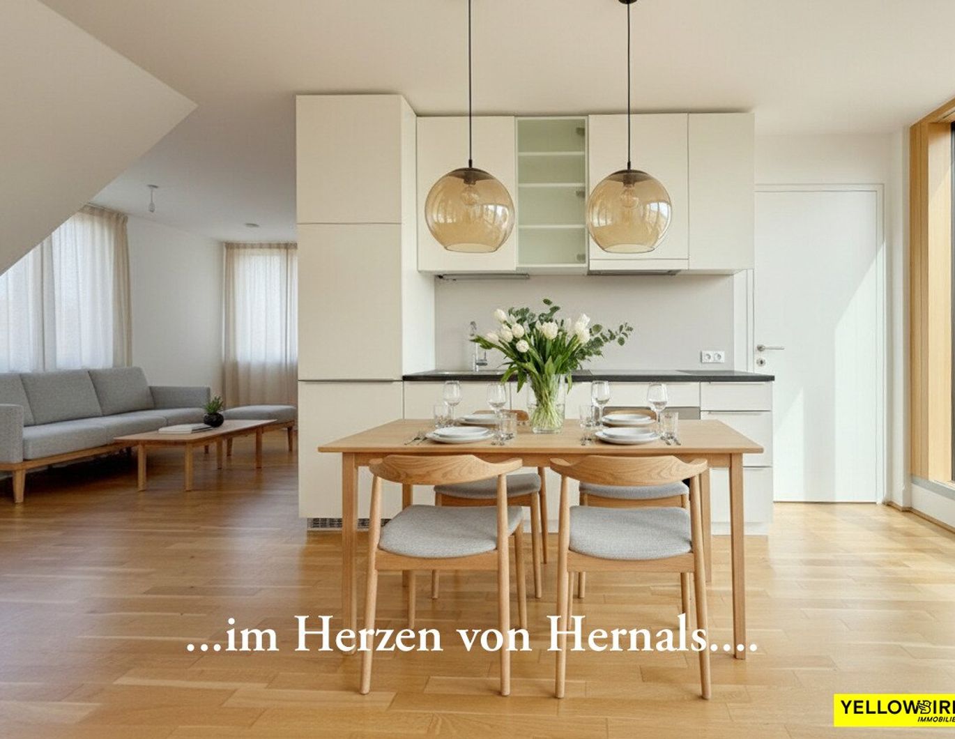 Erstbezug | Große Fenster | Fußbodenheizung | Tischler Möbel