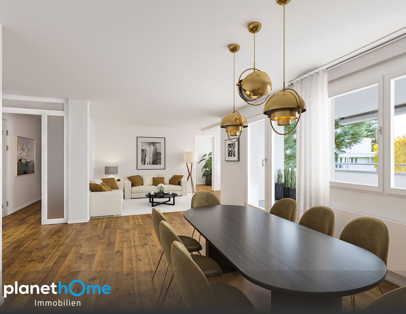 Exklusives Wohnen am Schafberg - 4-Zimmer-Luxuswohnung mit zwei Terrassen und Garagenstellplatz