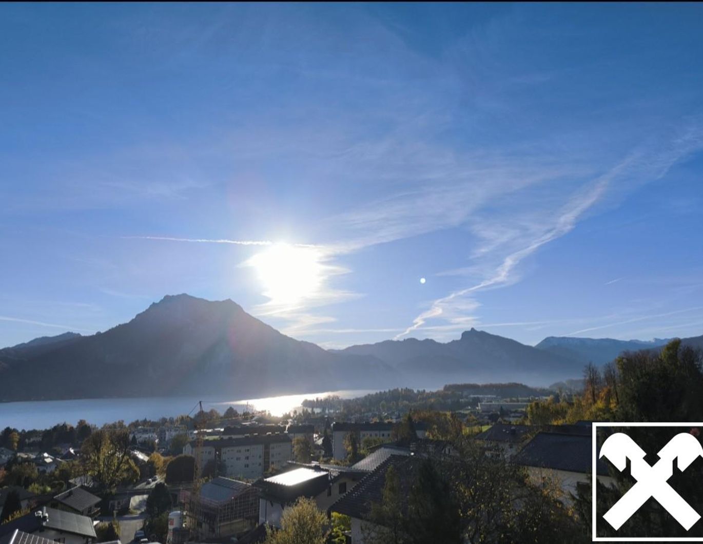 Mansardenwohnung mit beeindruckendem See- u. Gebirgsblick