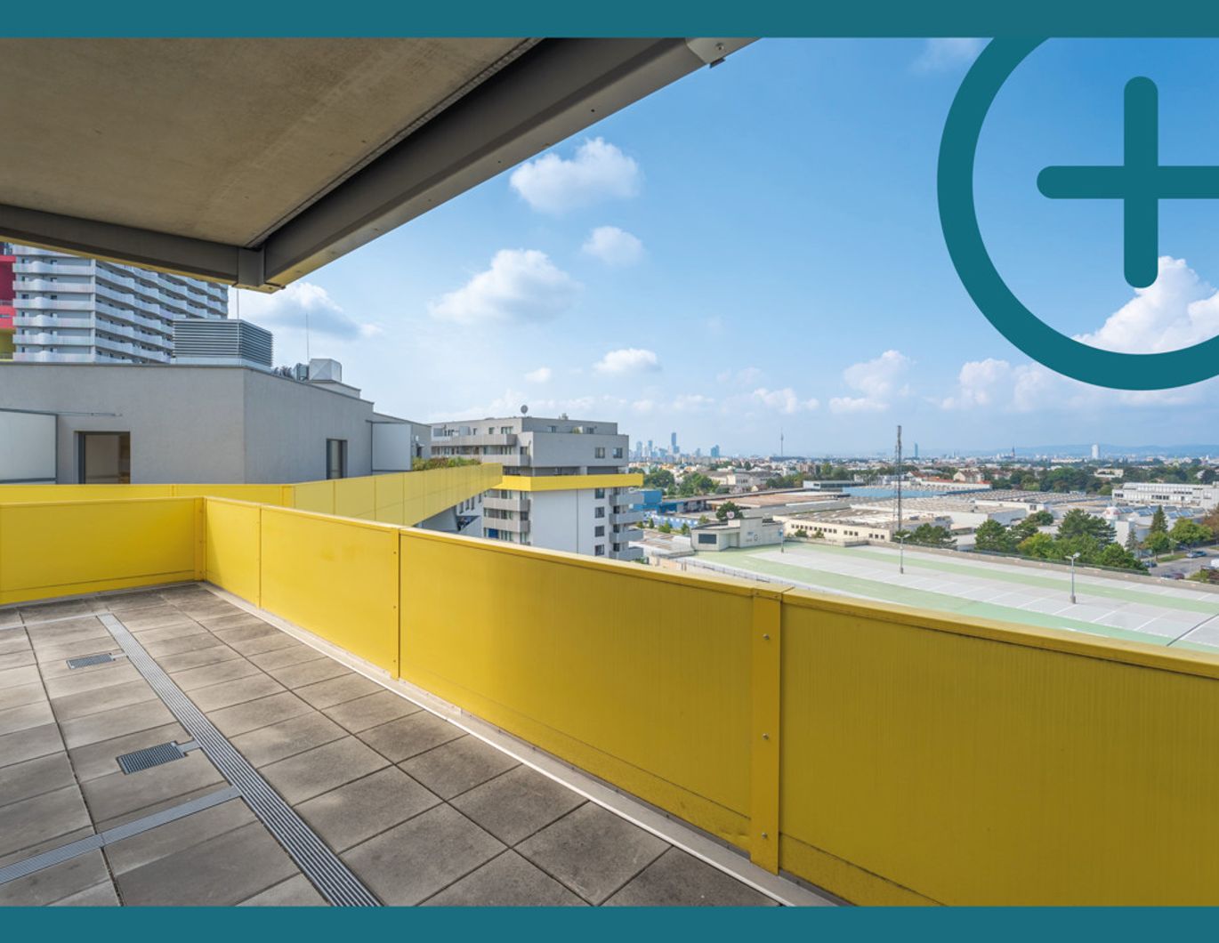 51m² TERRASSE MIT 2 ZIMMERN UND WEITBLICK | CITYGATE