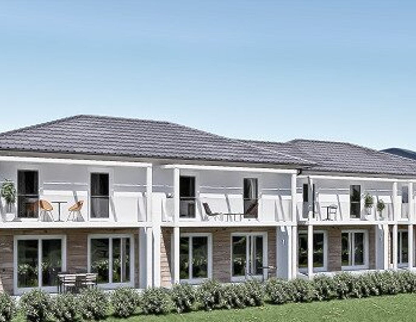 Neubau: Doppelhaushälfte in hochwertiger Holzriegel-Bauweise mit Terrasse, Balkon und Gartengrund in Zeltweg zu kaufen !