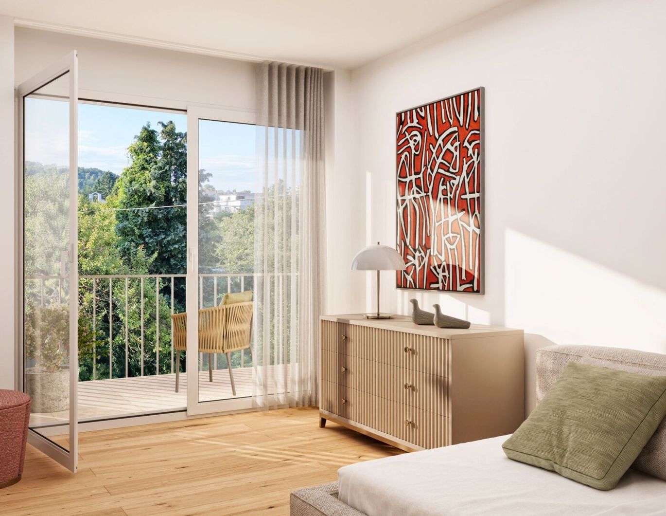 Familienfreundlich in Andritz - 4-Zimmer-Wohnung mit zwei Balkonen