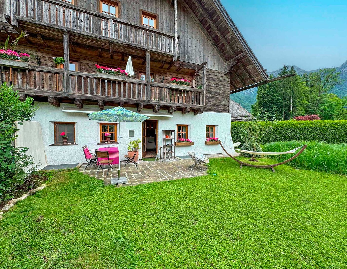 Bezaubernde Gartenwohnung in charmantem Gutshof; Fürstenbrunn/Salzburg