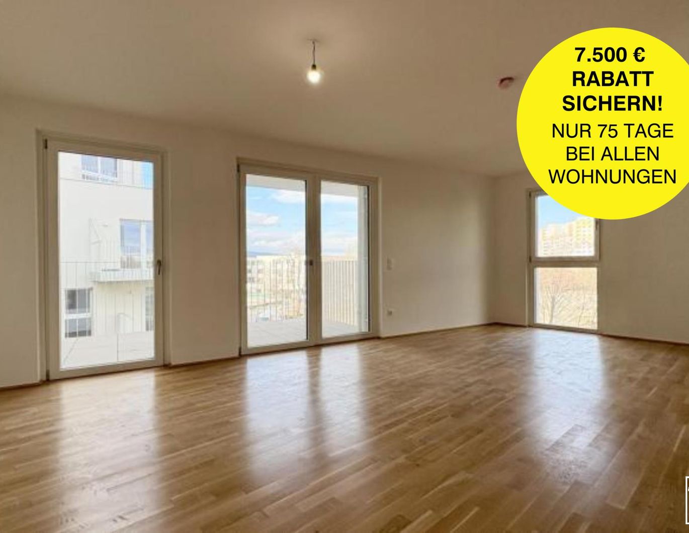 JETZT Sparen mit Aktion: Neubau-Highlight: Provisionsfreie 4-Zimmer-Familienwohnung mit Balkon!