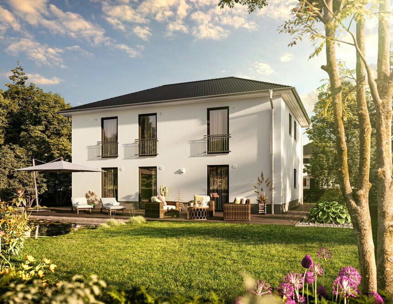 Neubau massiv Zweifamilienhaus in Rum