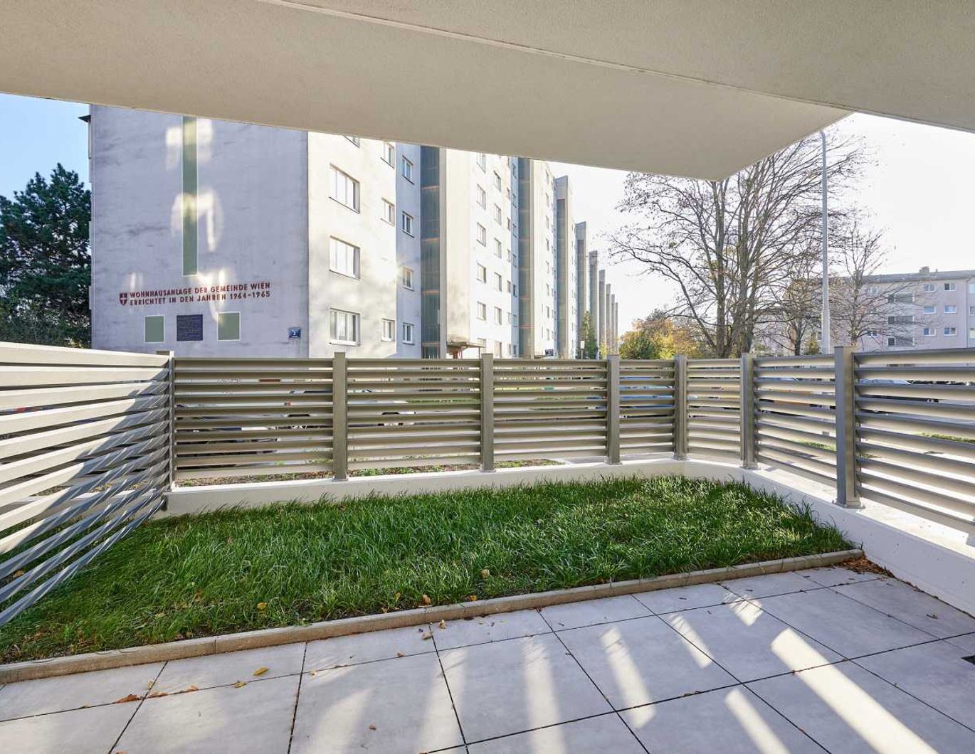 Traumhafte 2-Zimmer-Gartenwohnung in grüner Oase nahe der Donau! ERSTBEZUG!