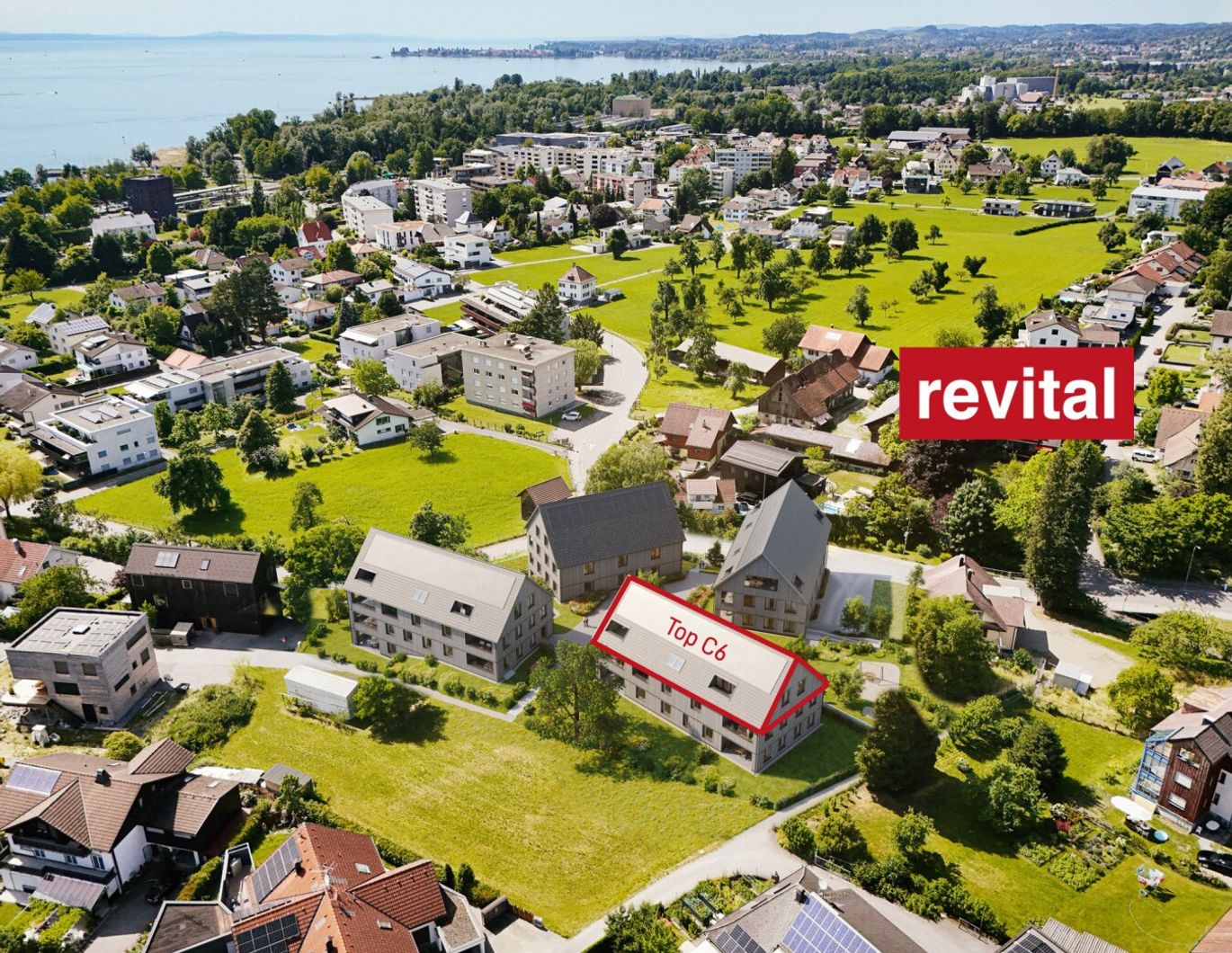 Dachgeschosswohnung mit Fernblick am Funkenweg - Ruhelage im Zentrum - Seenähe! - Top C6