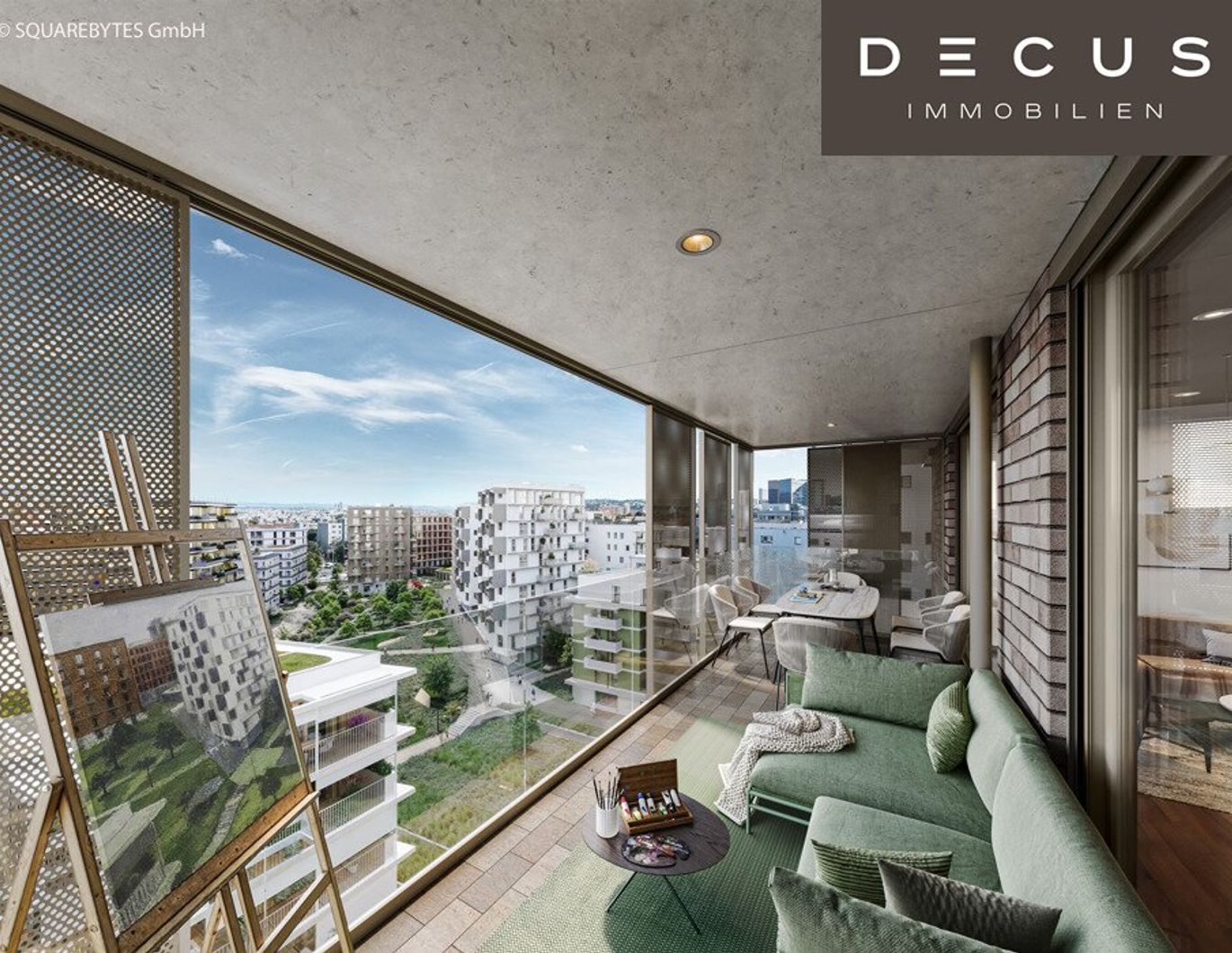 | SÜDOSTEN | BALKON | EIGENNUTZER | URBAN DAHEIM | VILLAGE IM DRITTEN | BAUFELD 13 | FERTIGSTELLUNG 2027