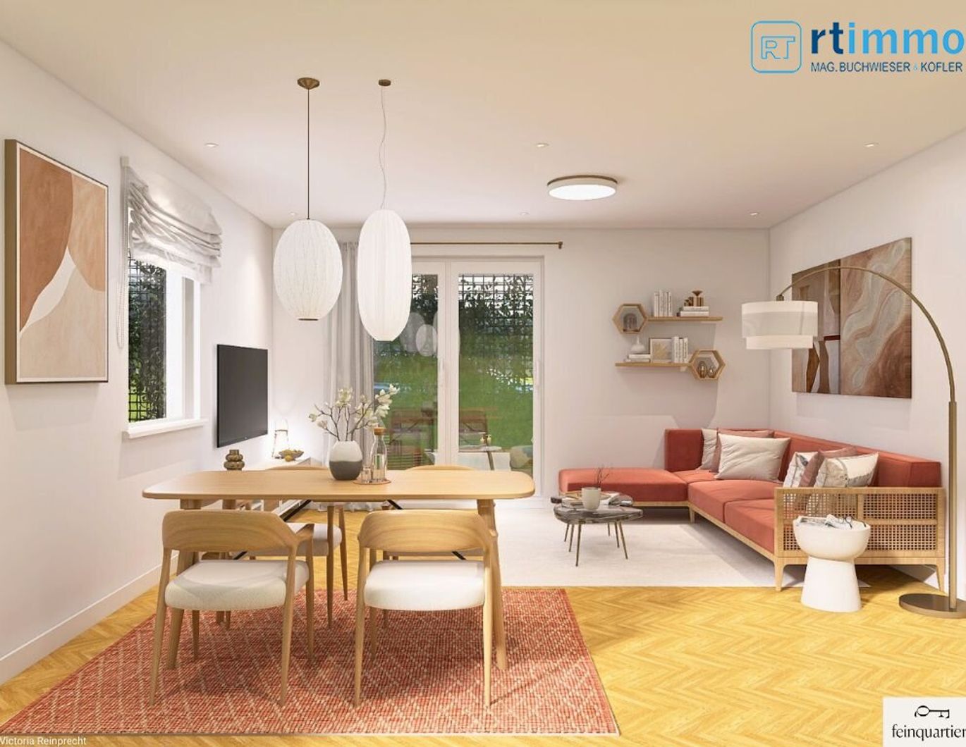 GEMÜTLICH, MODERN, ENERGIEEFFIZIENT: Fünf 2 Zimmer- Mietwohnungen mit Außenflächen warten auf Sie!