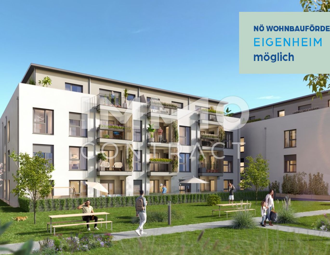 Urbanes Leben im  Wohnpark Obergrafendorf