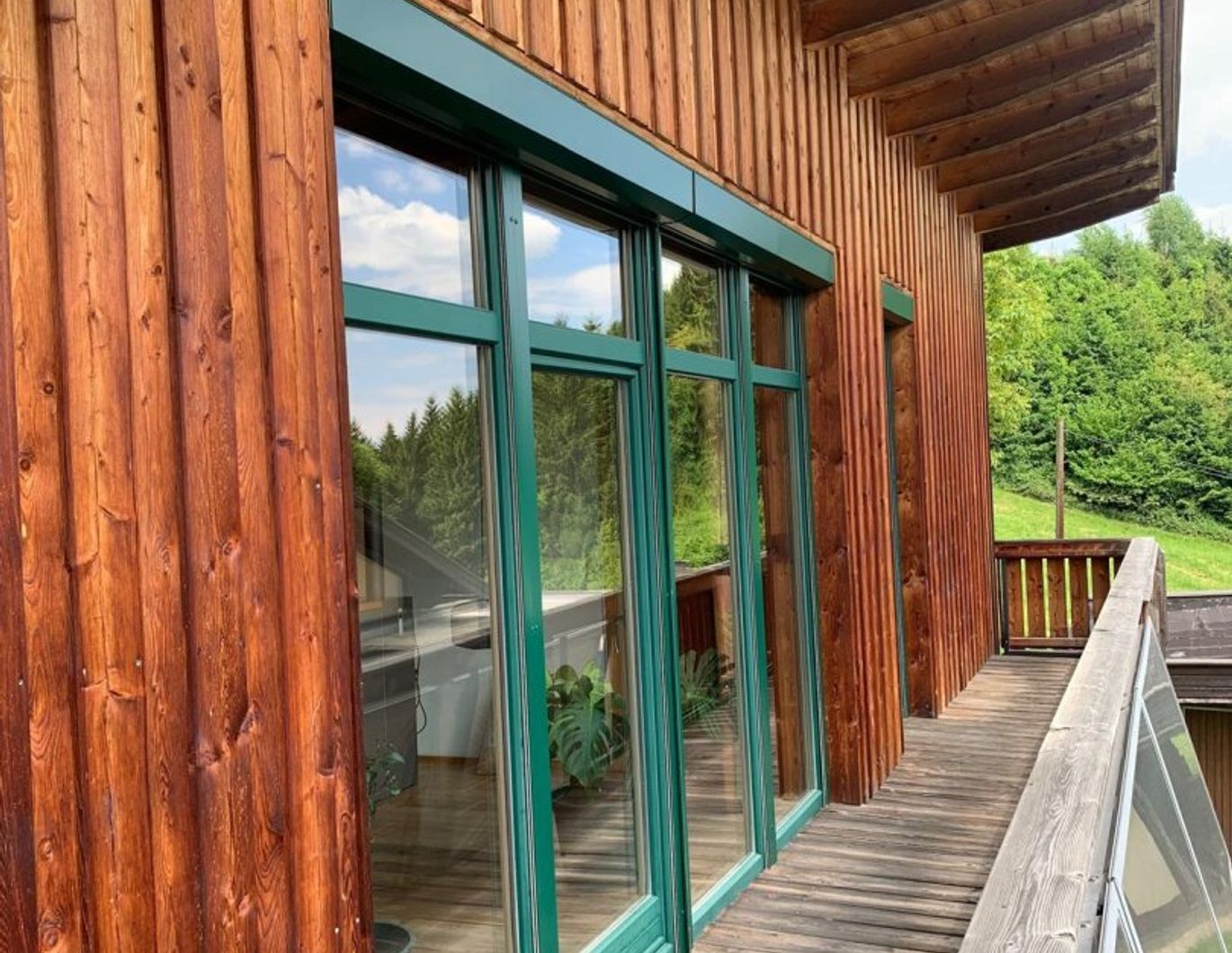 seltenes Thoma Holz 100 Haus mit Hanfdämmung und Lehmputz mit Wand und Bodenheizung - zu verkaufen für € 499 000.-