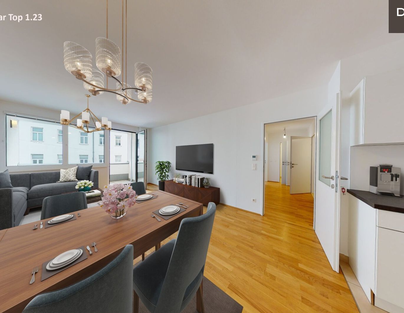 AB APRIL | 2-ZIMMER WOHNUNG | TERRASSE | 6.STOCK