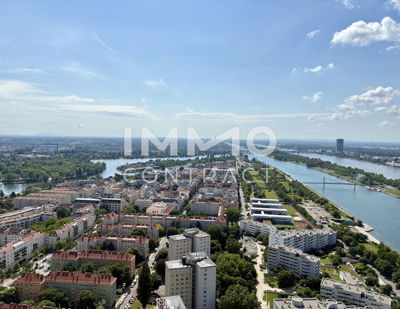 Neue Donau: Studio mit Gym, Pool, Lounges, Billa im Haus (Erstbezug)