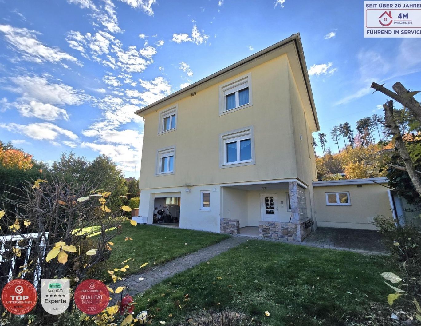 RESERVIERT Stilvolles Einfamilienhaus mit gepflegtem Garten in bester Lage von Kobersdorf