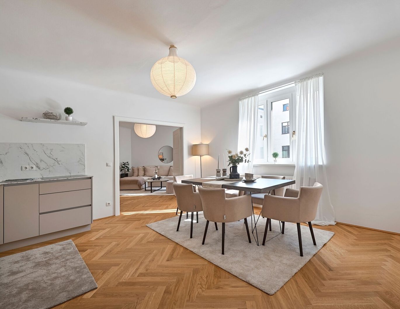 RUHEOASE! Elegante 3-Zimmer-Wohnung im Herzen Wiens - Hochwertiger Erstbezug mit Tischler-Designerküche!
