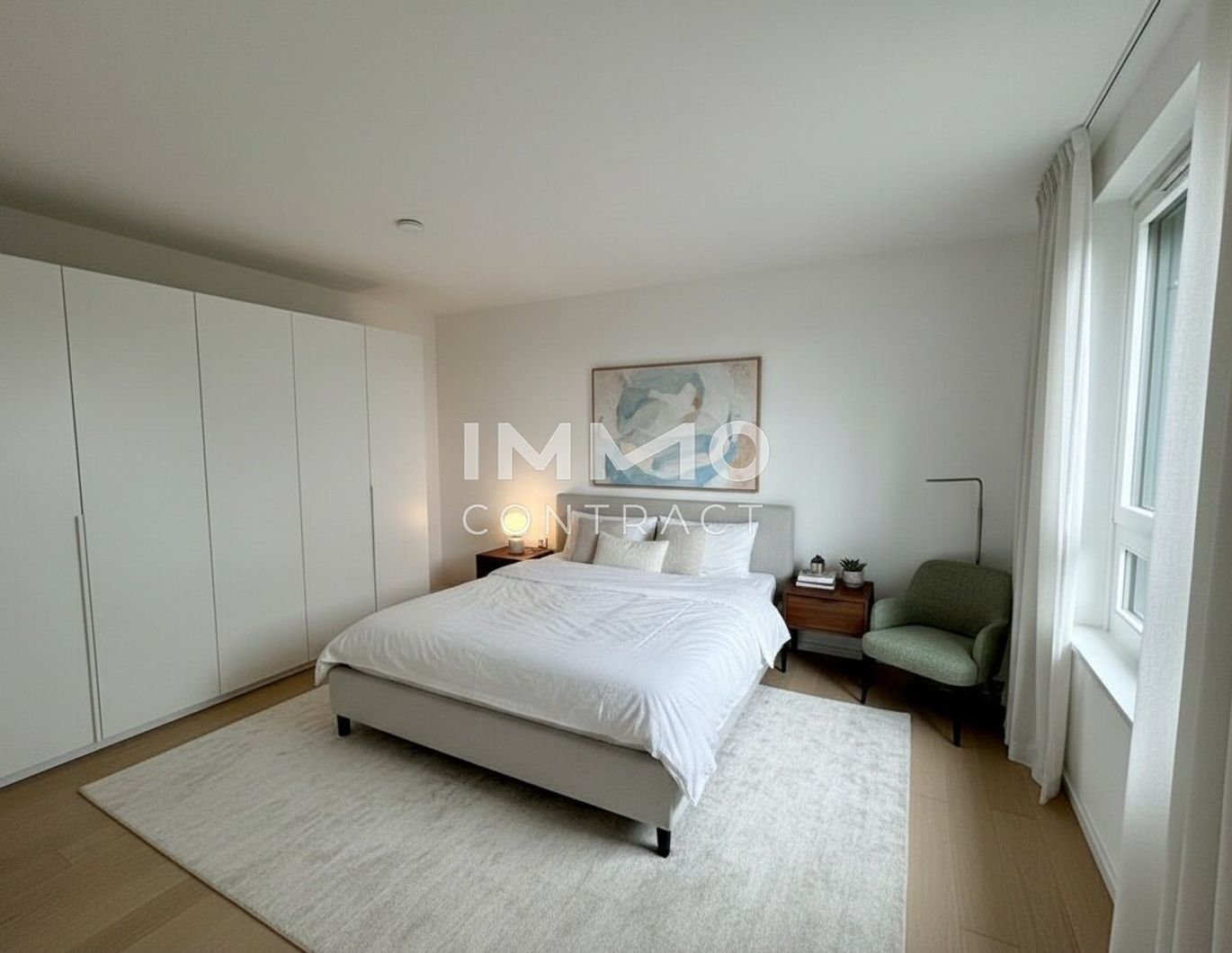 Balkonwohnung in Grünruhelage! Luxuriöse Ausstattung mit vielen Extras! Provisionsfrei