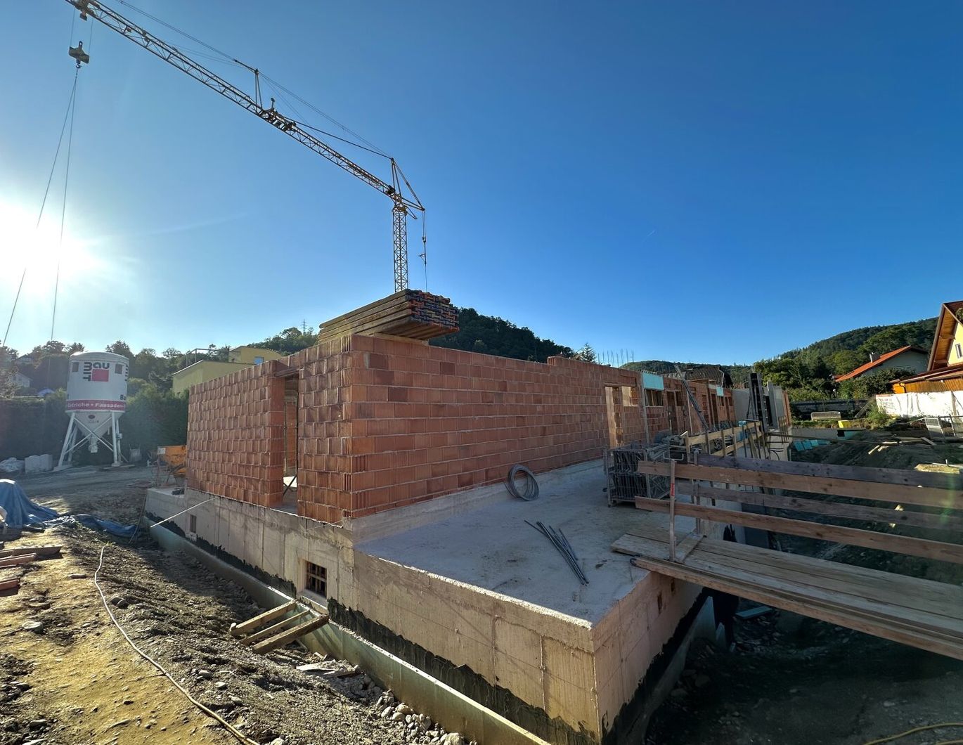 Neubauprojekt in Graz-Gösting - Wohnen im Grünen mit Stil und Privatsphäre! - Rohbauphase