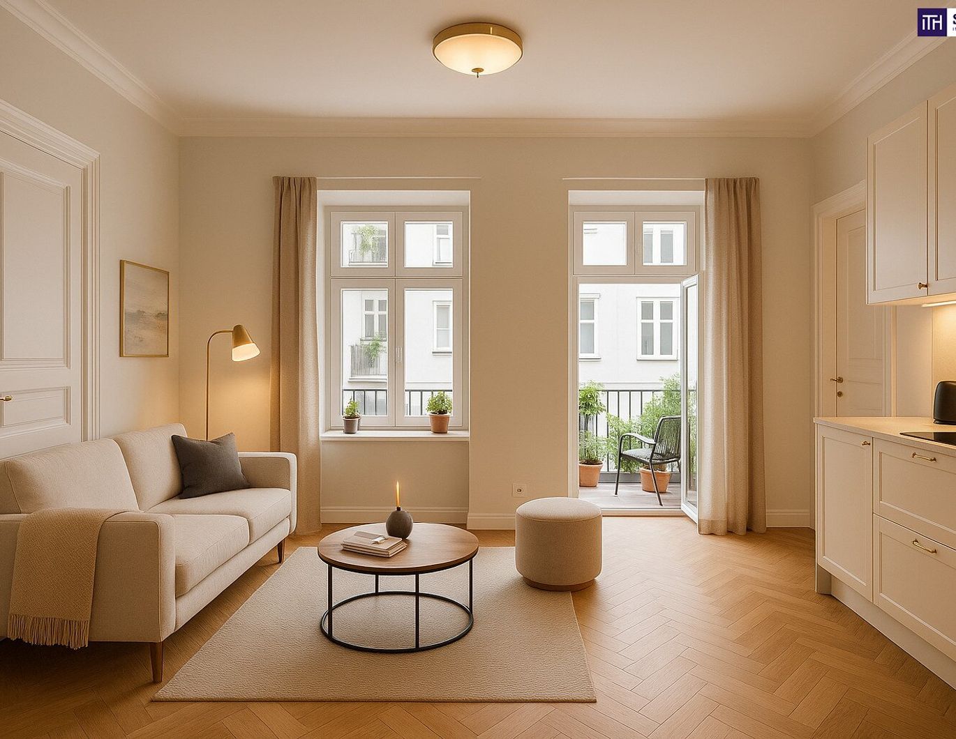 ++ AUGARTEN-IDYLLE direkt vor der Haustüre ++ Erstbezug nach hochwertiger Sanierung + Balkon + ruhige Innenhoflage