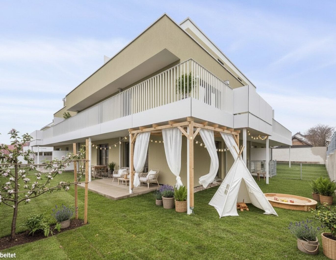 PROVISIONSFREI! Wunderschöne 3-Zimmer-Gartenwohnung mit Grünblick | Große Terrasse