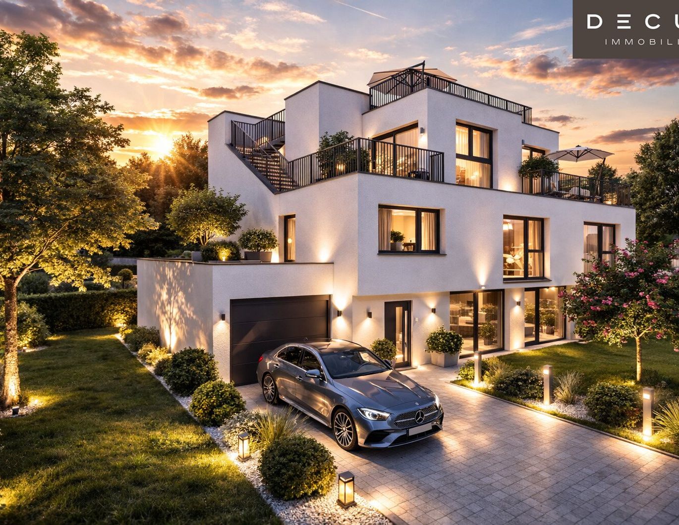 EINFAMILIENHAUS | DACHTERRASSE MIT RUNDUMBLICK | 200 m² WOHNFLÄCHE | 5 TERRASSEN | GARAGE | EIGENGARTEN | SCHLÜSSELFERTIG