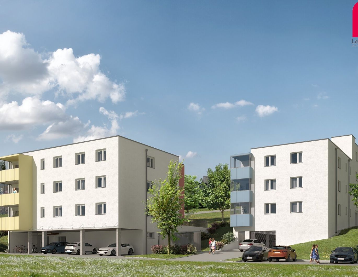 Moderne 2-Zimmer-Wohnung mit großem Balkon I Neubau I 4240 Waldburg bei Freistadt *TOP 1.08*