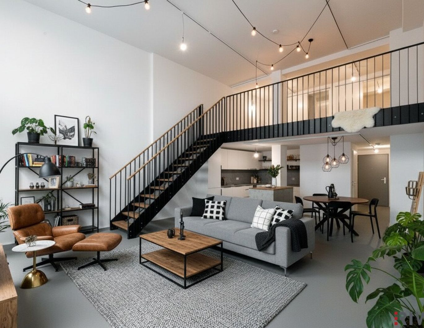 ERSTBEZUG nach Sanierung | Außergewöhnliches Loft mit Raumhöhe bis zu ca. 4,90 m | Büro/Praxis Nutzung und Kurzzeitvermietung möglich