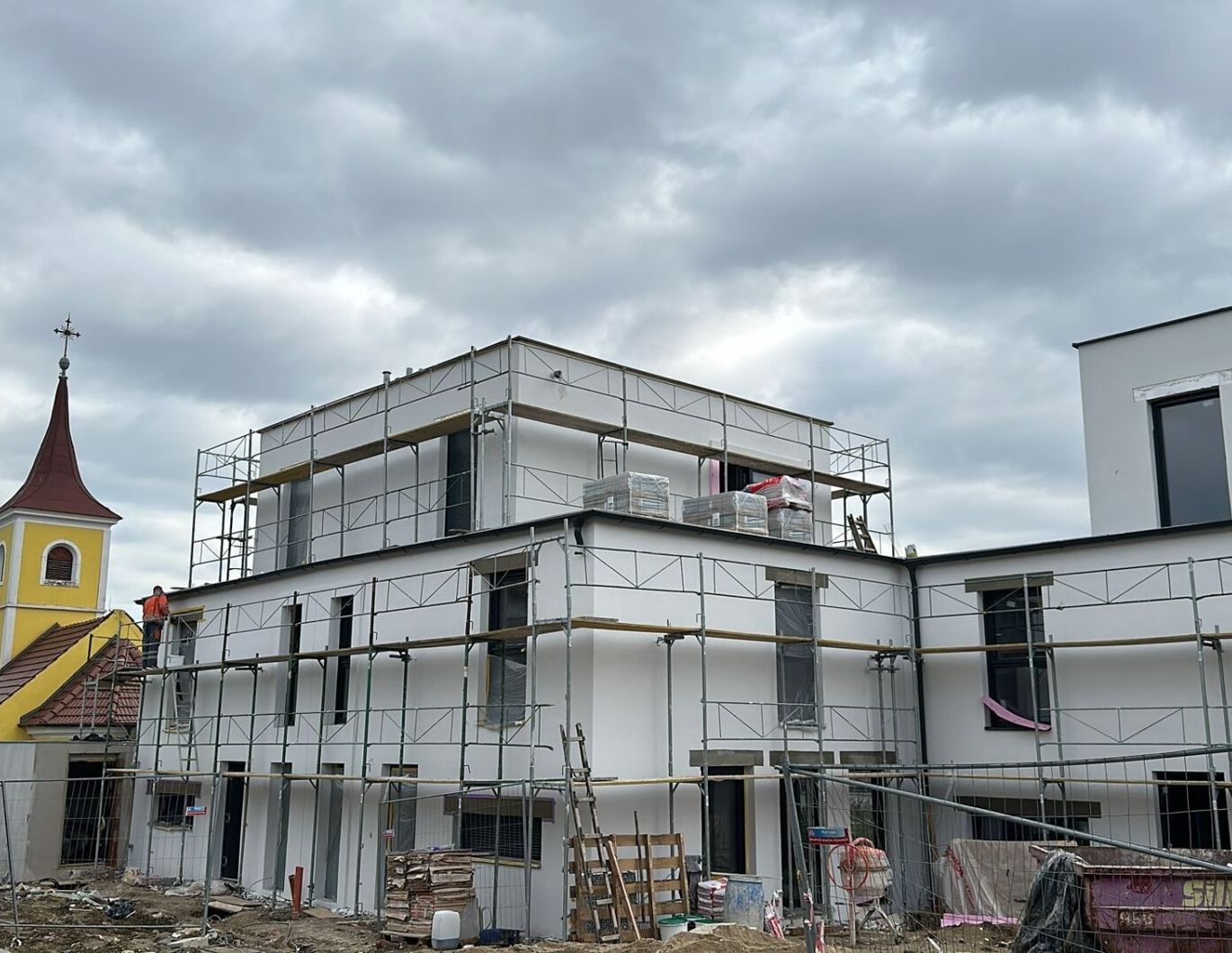 Neues Zuhause in Wilfersdorf bei Tulln : Erstbezug, 144,79m², 2 Stellplätze, Garten