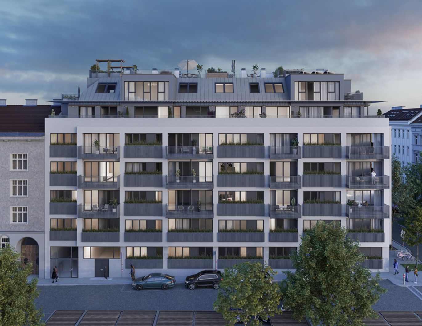 NEU: U6 - Burggasse - WOHNEN AM PARK - Urban & Grün