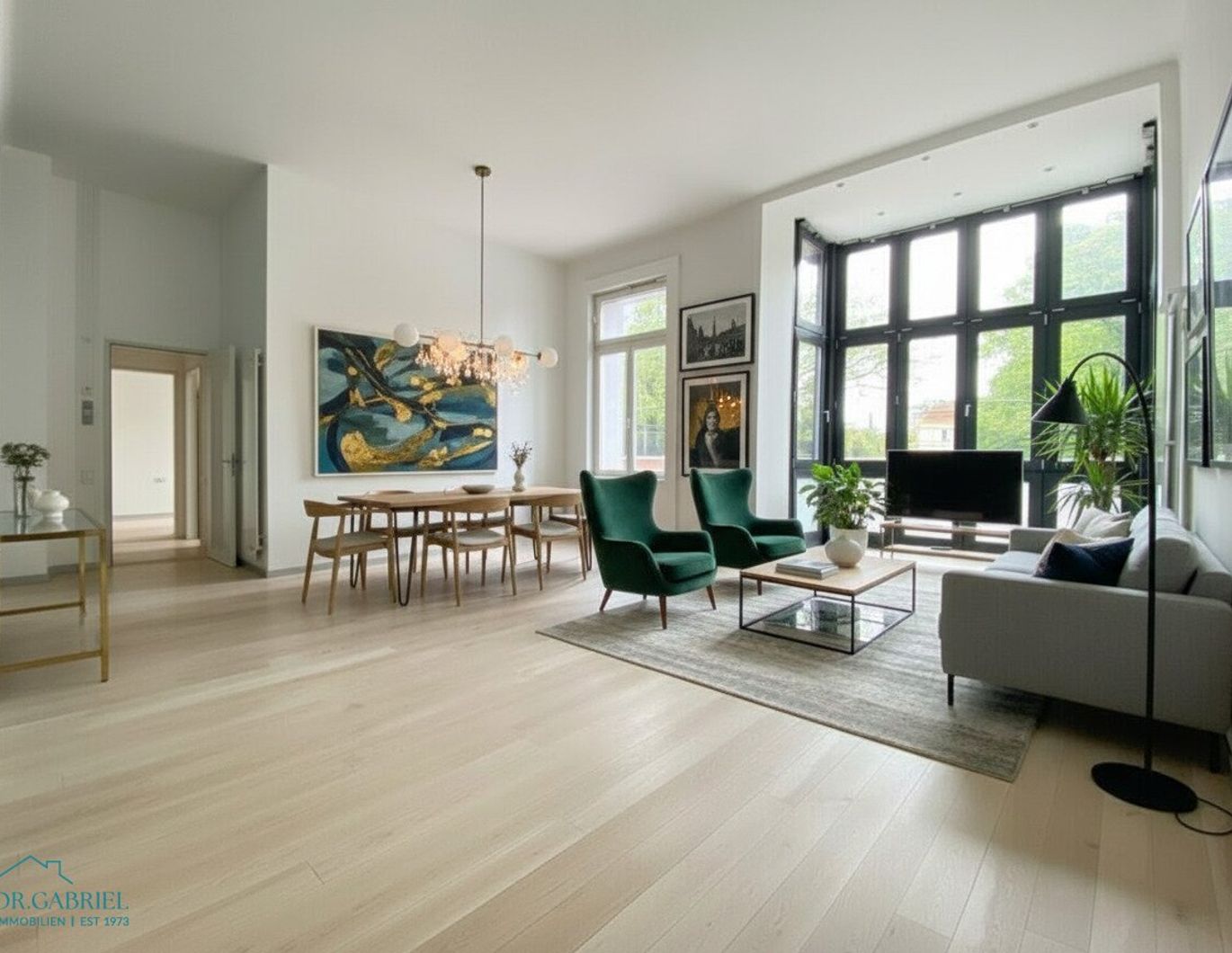 HELLE MIETWOHNUNG mit BLICK in den BOTANISCHEN GARTEN