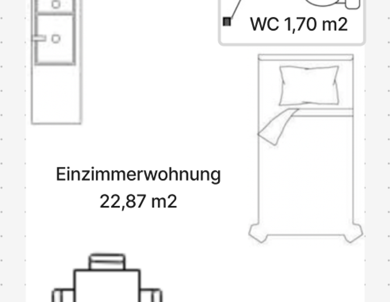 Sonnige Garconniere mit Balkon in idyllischer Ruhelage in der Nähe von Bregenz
