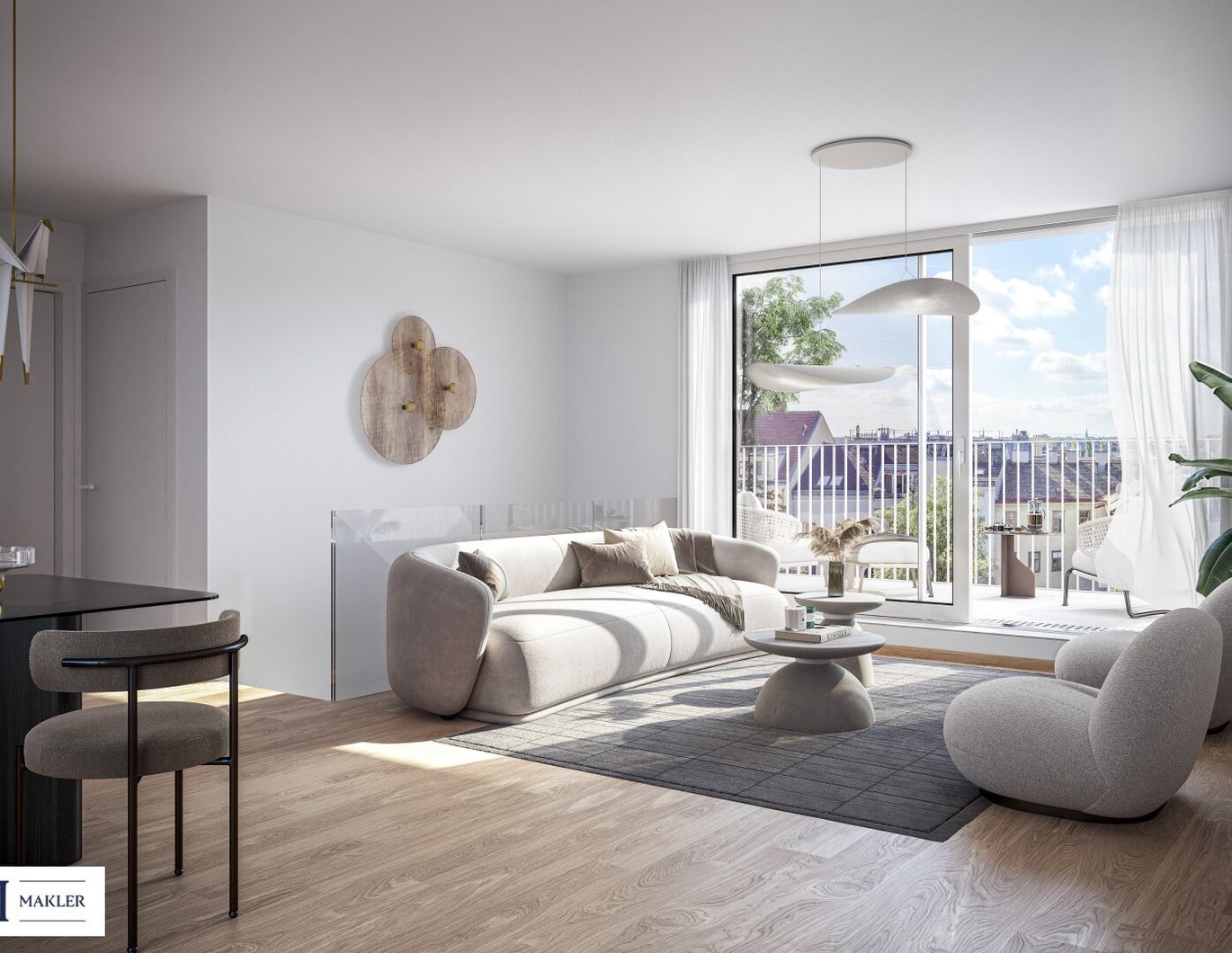 The Temptation: Exklusive Dachgeschoß-Maisonette mit attraktiven Terrassenflächen in Währing