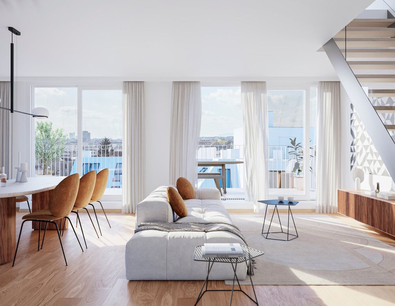THE TEMPTATION - Große Maisonette Wohnung mit Terasse & Balkon - 4 Zimmer