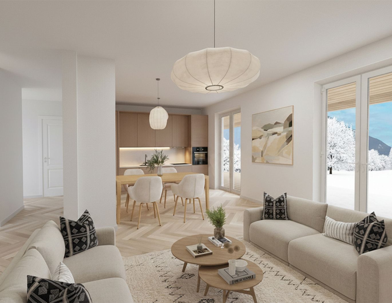 3-Zimmer-Gartenwohnung in Bestlage! Wohnen mit Blick auf den Untersberg