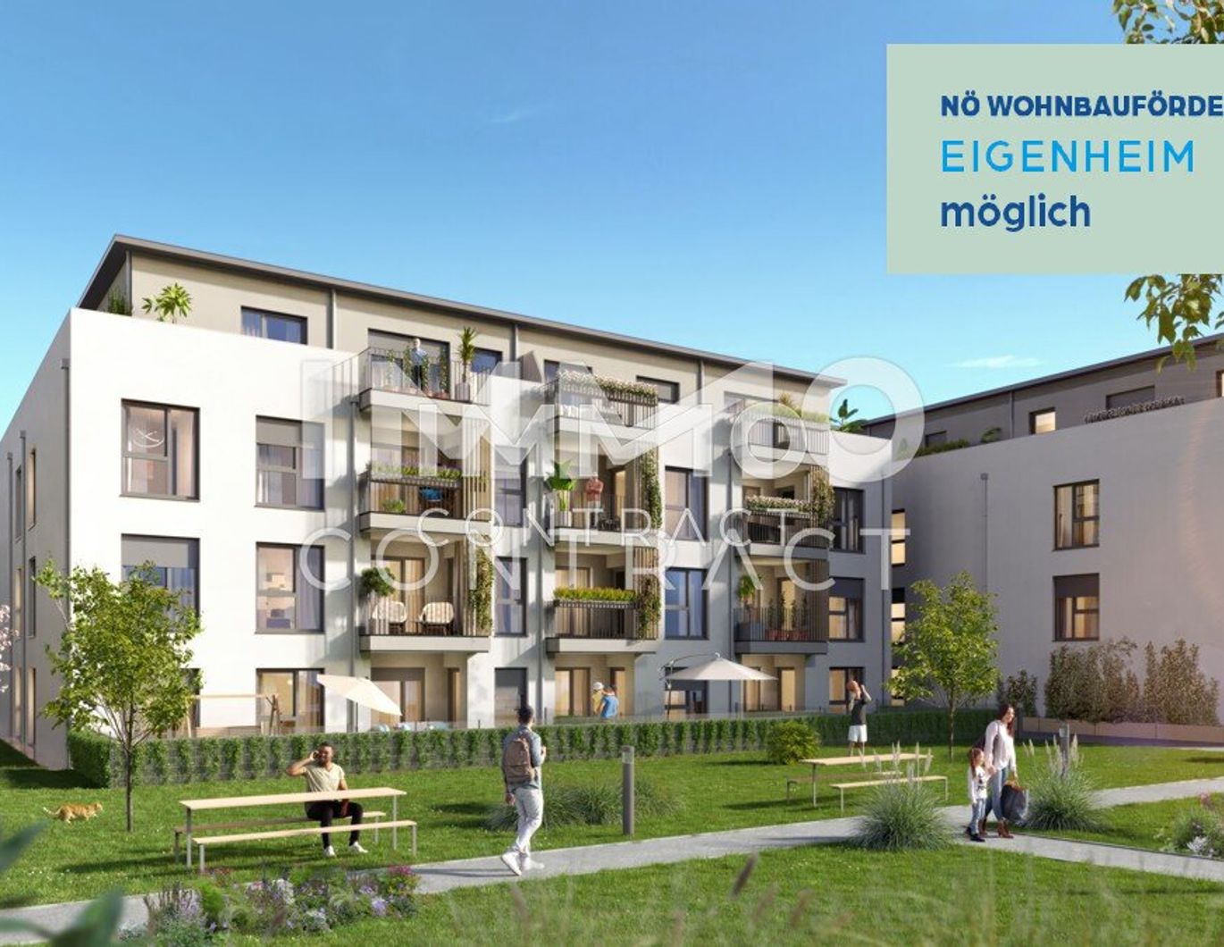 Urbanes Leben im Wohnpark Obergrafendorf