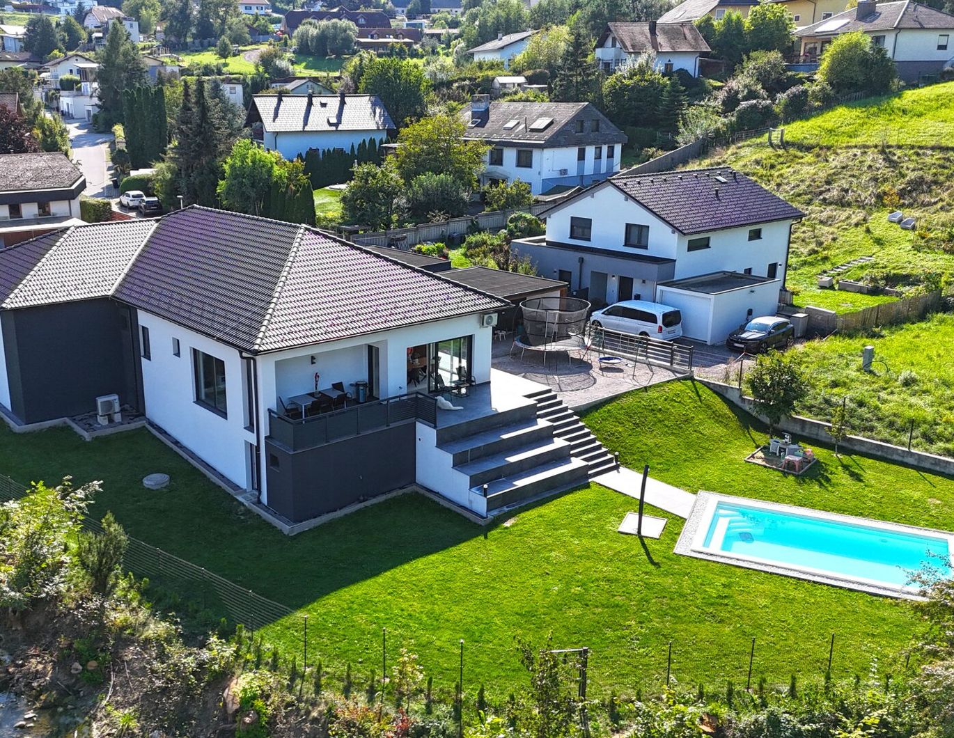 Perfekter Familienhit! Moderner Bungalow mit Pool in Wolfsgraben