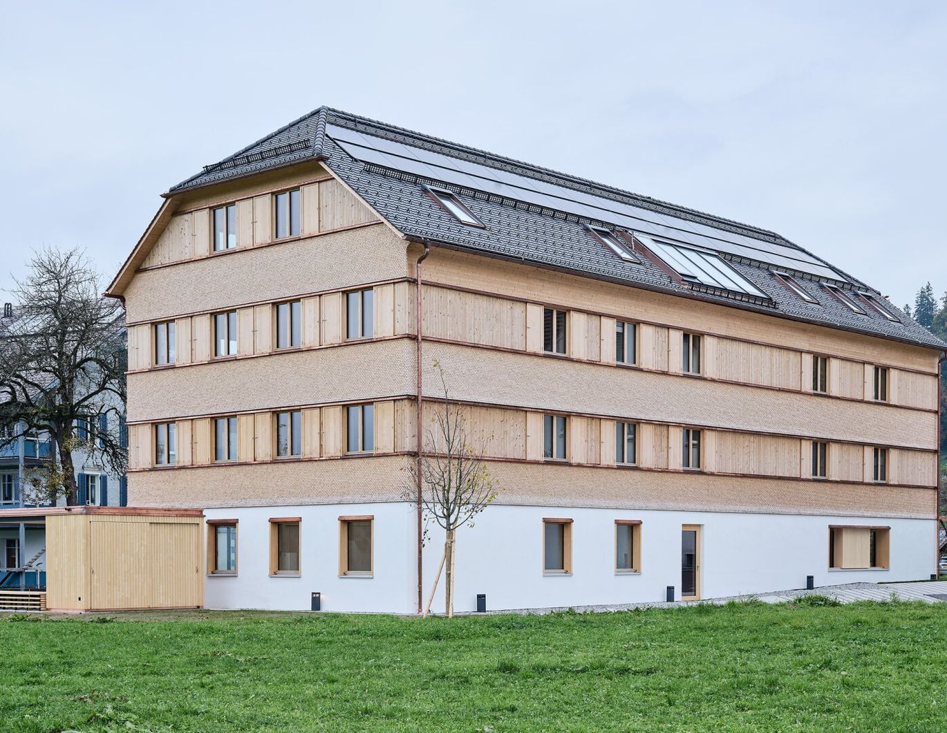 Moderne 3-Zimmer-Neubauwohnung mit Terrasse und herrlichem Abendpanorama in Lingenau
