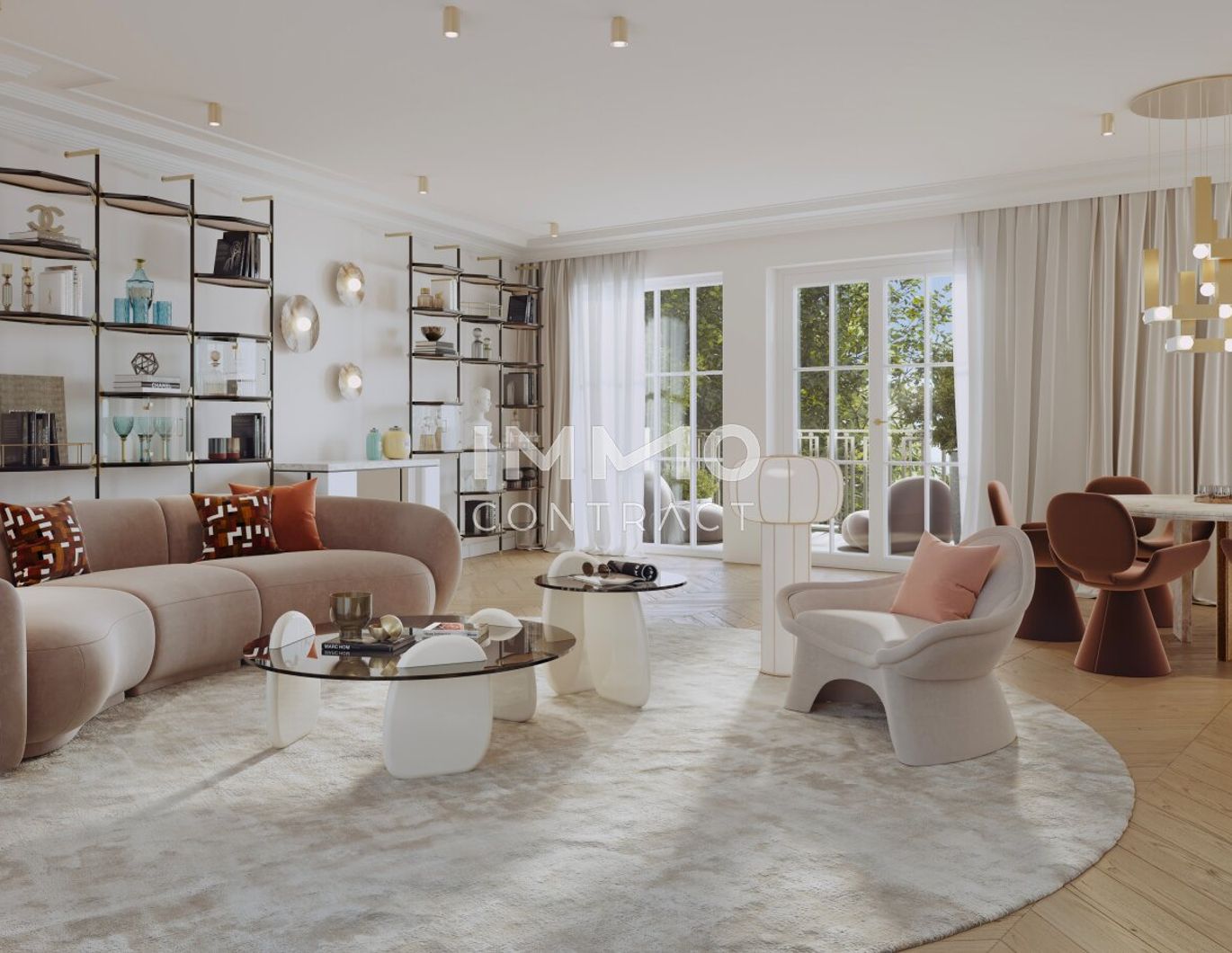 Villa Chimani: Luxuswohnung mit 180m2 privatem Grünparadies inkl. Pool - wo architektonisches Erbe auf modernen Luxus trifft