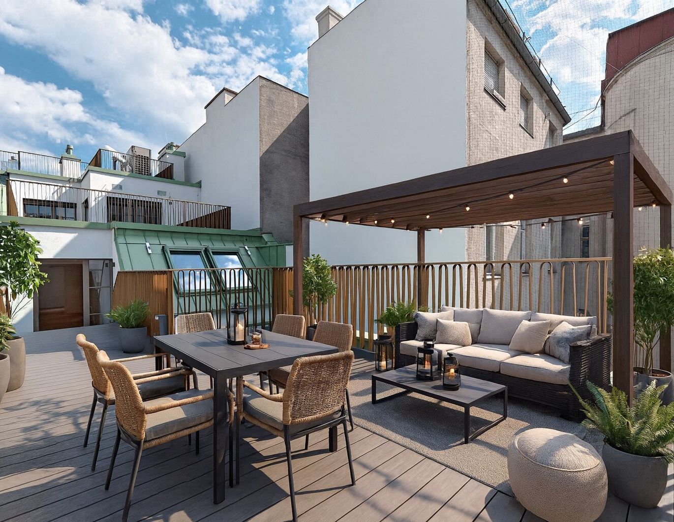 EXKLUSIVES DACHGESCHOSS! Klimatisierter Erstbezug mit herrlicher Dachterrasse