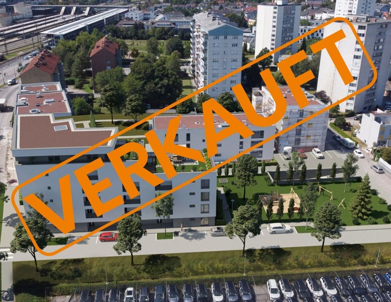 **VERKAUFT** PROVISIONSFREI: Moderne 3-Zimmer Wohnung mit Balkon, Tiefgarage und Top-Ausstattung