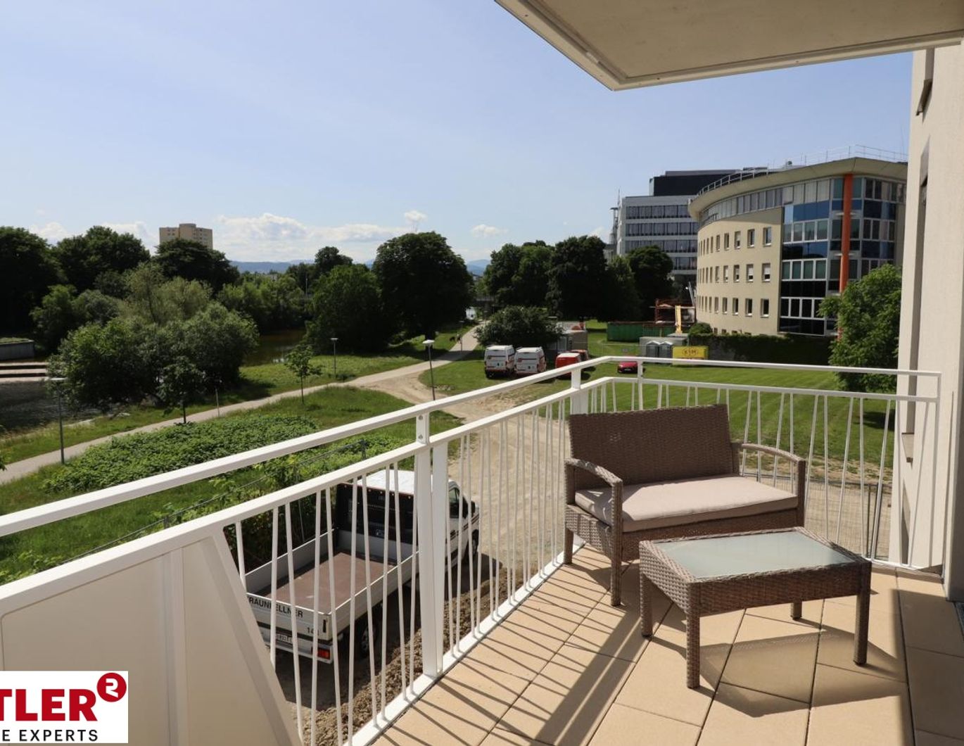 Helle Neubauwohnungen direkt an der Traisen